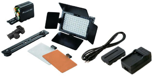 Falcon Eyes LED Lampenset Dimbaar DV-96V-K2 incl. Accu