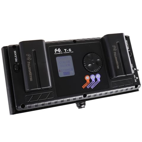 Falcon Eyes Bi-Color LED Lampenset T6 incl. Accu