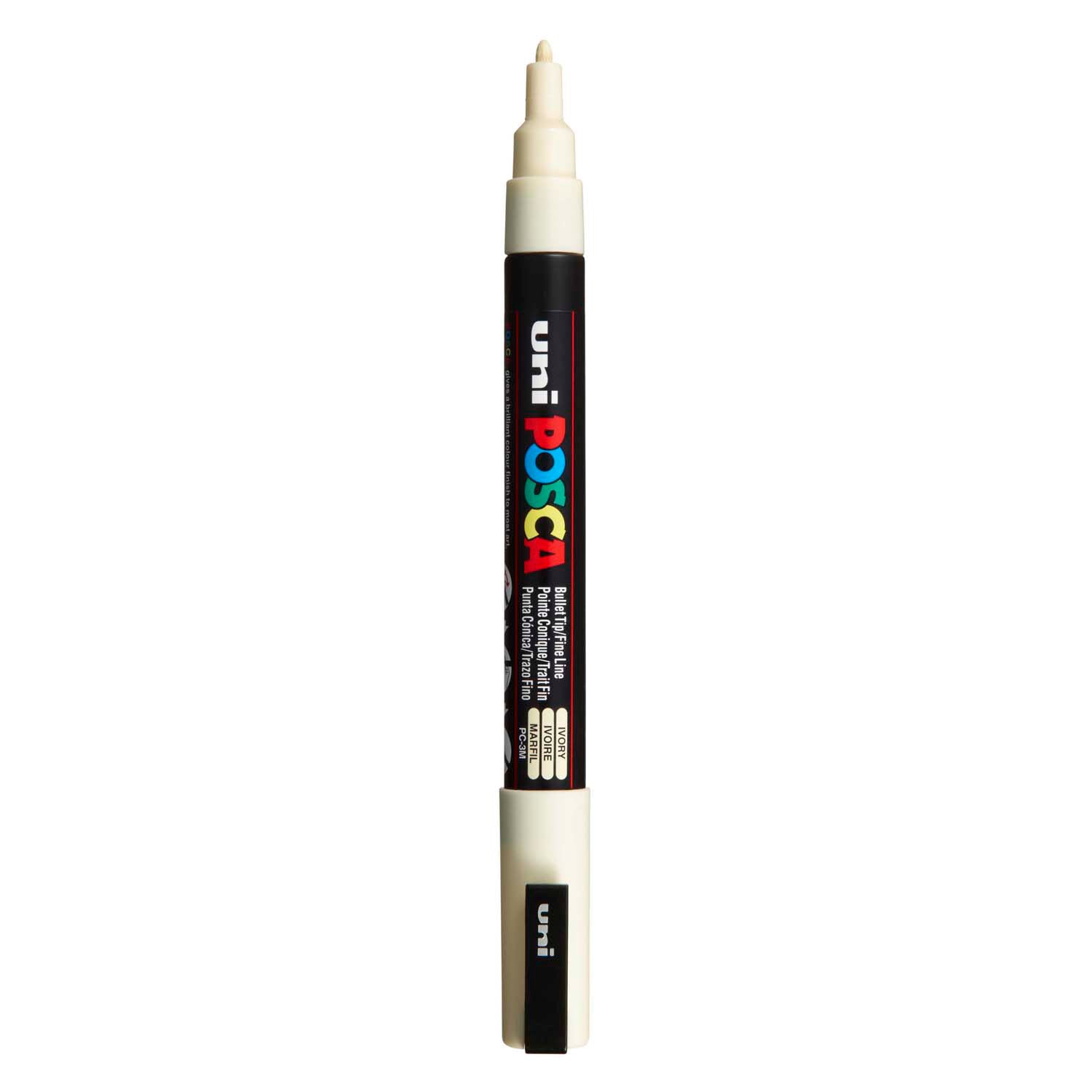 Uni posca https: www.cchobby.nl posca-marker-afm-pc-3m-lijndikte-0-9-1-3-mm-fijn-ivoor-1-stuk