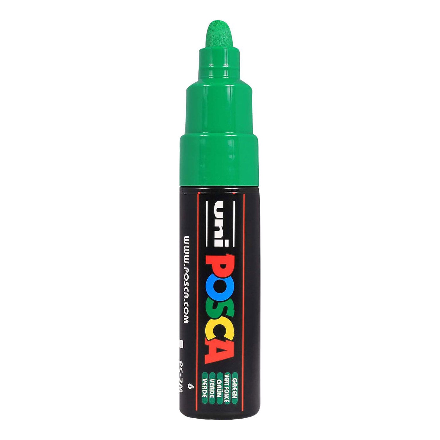 Uni posca verfmarker 7m donkergroene - conische punt