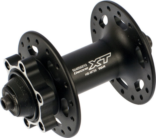 Shimano xt hb-m756 disc 6-bolt front hub for quick releases
