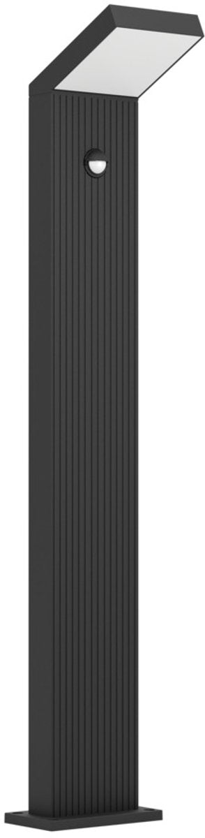 Eglo grottazzolina staande lamp buiten - sensor - led - 80 cm - zwart melkkleurig