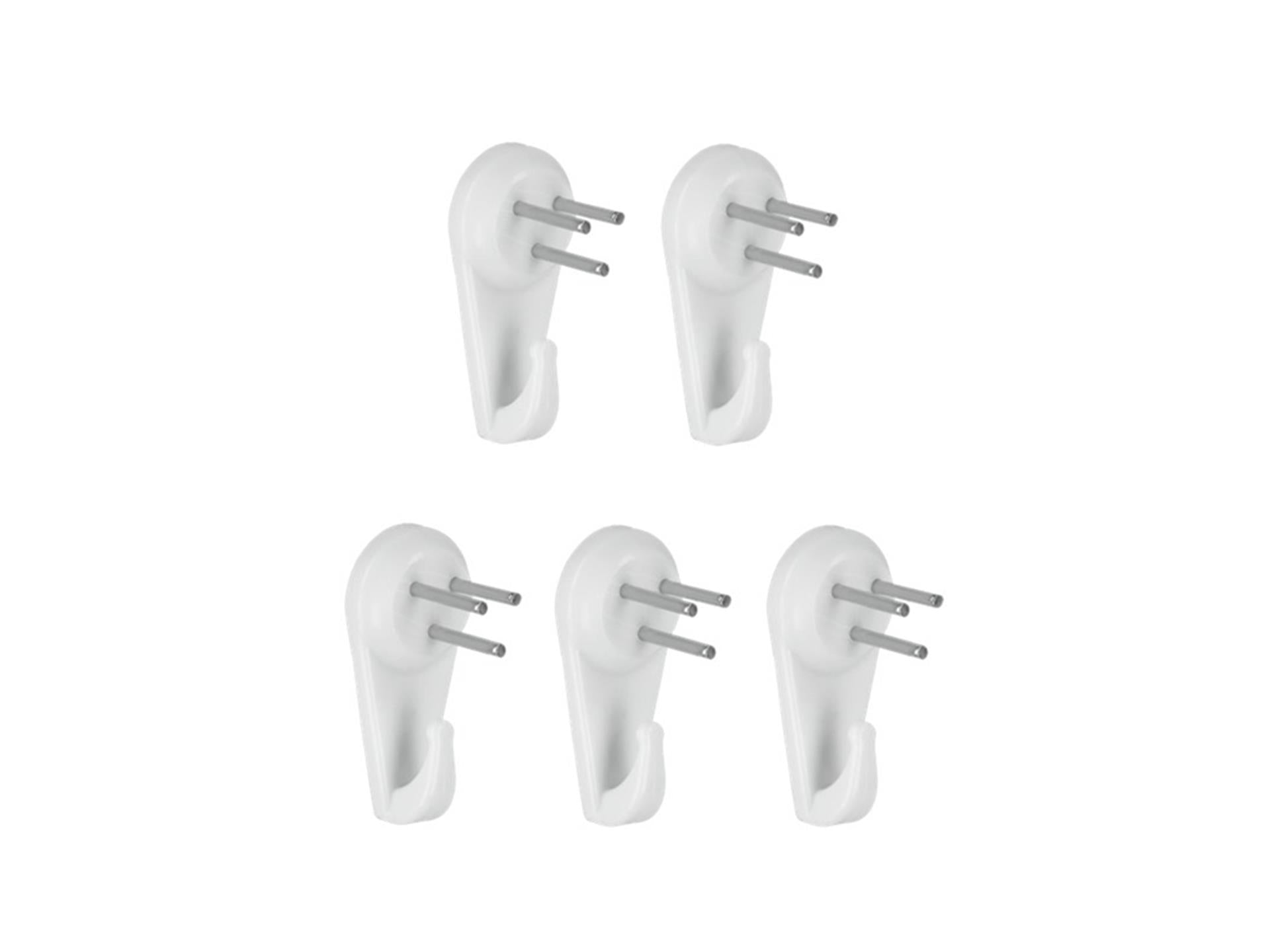 Metaltex haak met spijkers 5 stuks