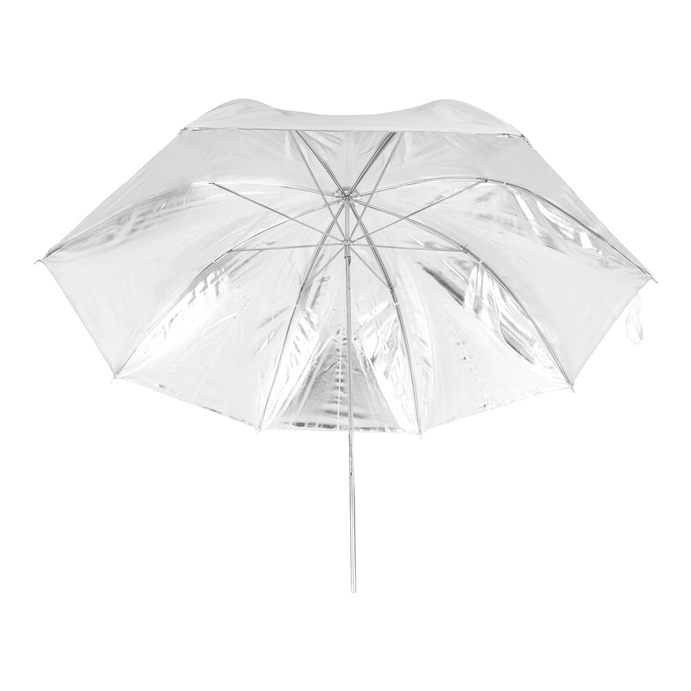 Falcon Eyes Flitsparaplu UR-48S Zilver Wit 122 cm