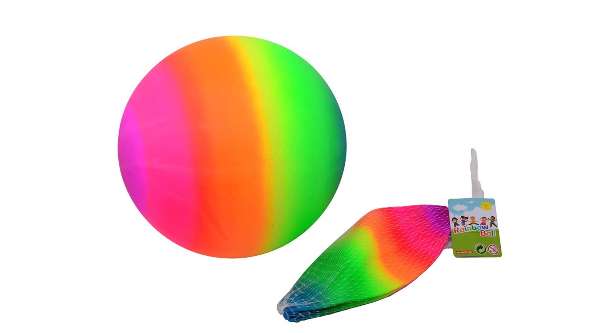 Buitenspeelplezier regenboogbal, 20cm