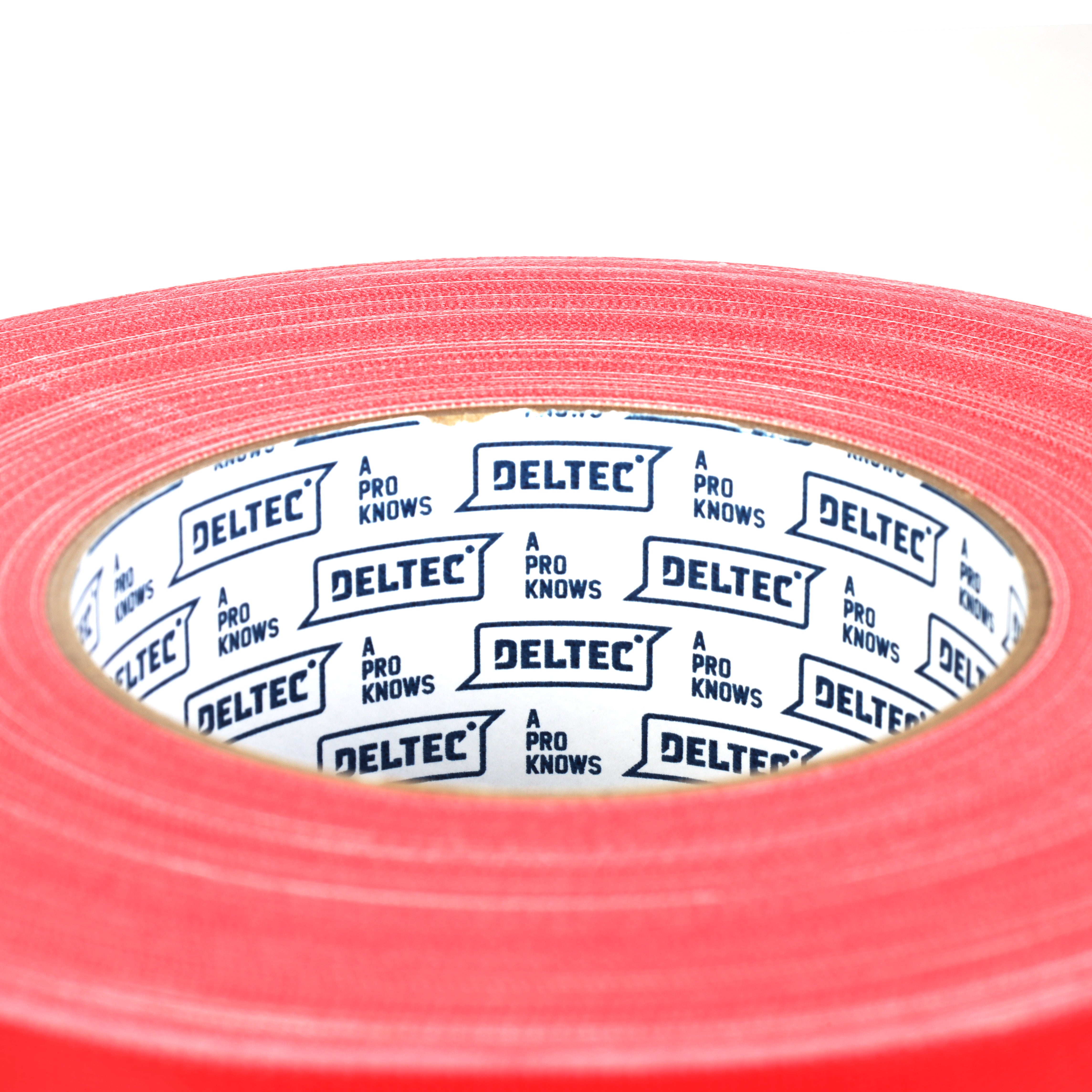 Deltec Gaffertape Rood 50 mm x 50 m