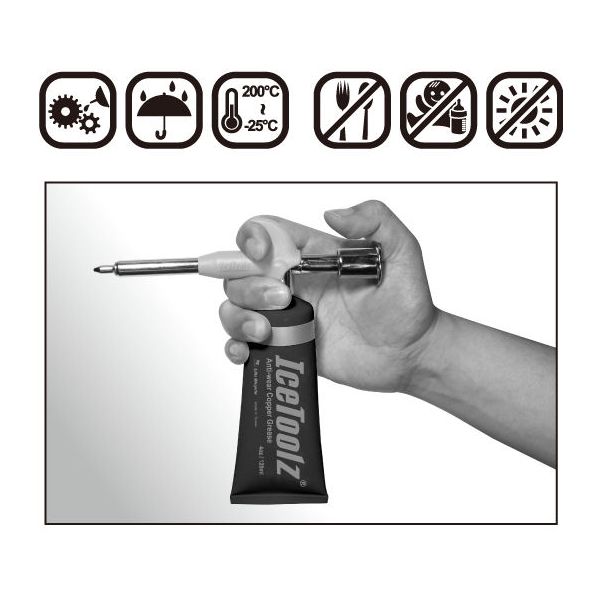 Graisse au cuivre IceToolz tube C172 (120 ml)