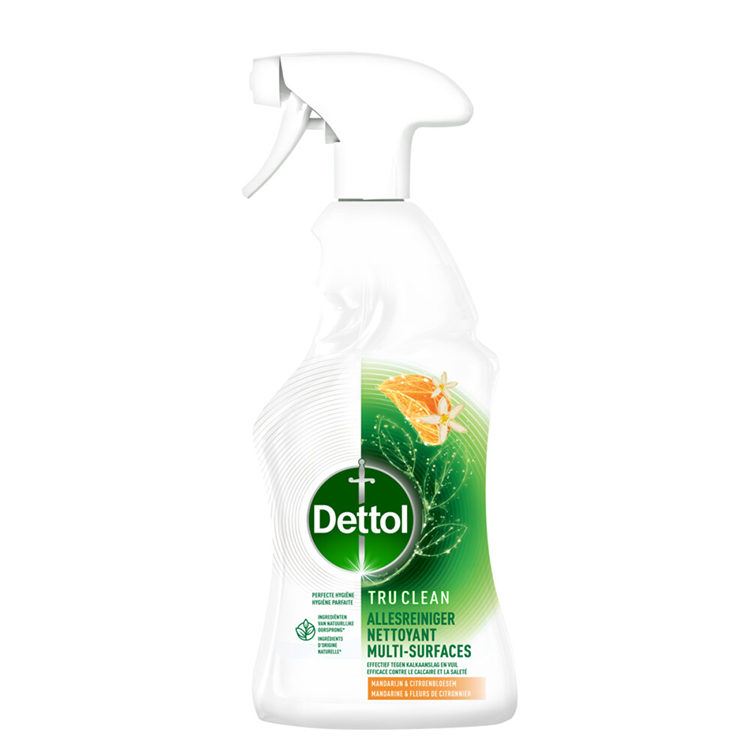 Dettol 1070305 - truclean mandarin lemon tree flower 750ml | 3 stuks