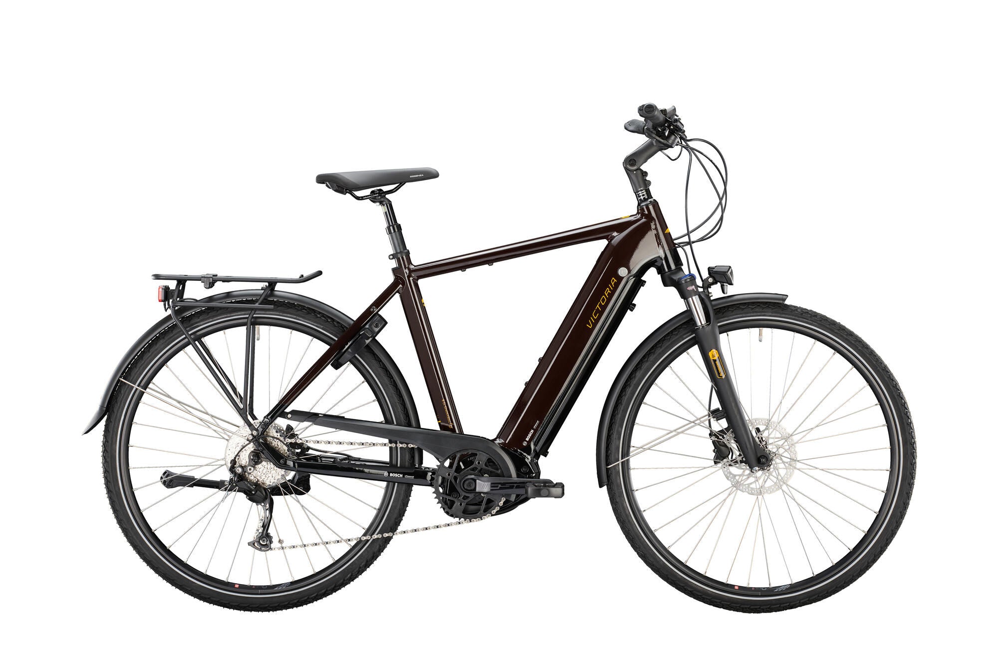 Victoria elektrische trekkingfiets etrekking 12.8 mod. 22 ebike vict. e-trek. 12.8 28 50 diam. 9sp brown