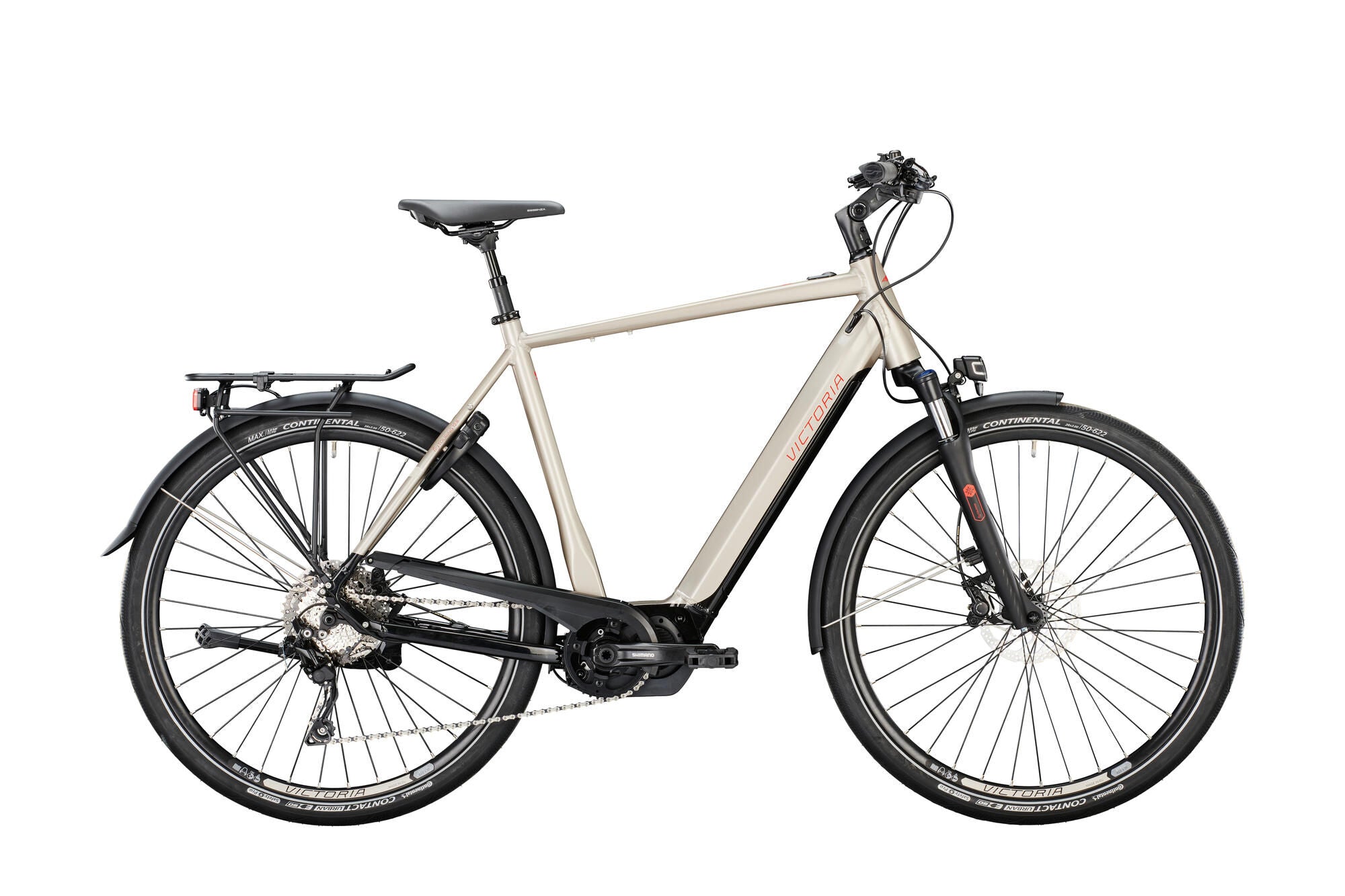 Victoria elektrische trekkingfiets etouring 12.8 mod. 22 ebike vict. e-tour. 12.8 28 55 diam. 10sp grey
