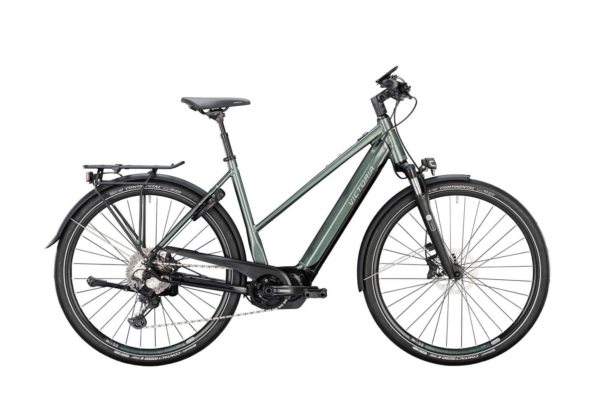 Victoria elektrische trekkingfiets etouring 12.9 mod. 22 ebike e-tour. 12.9 28 53 28 53 trap. 11sp green