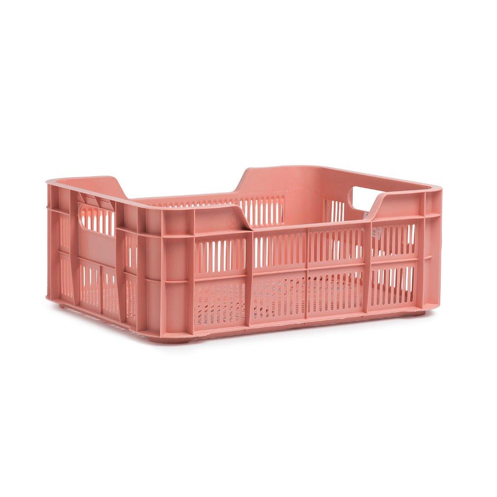 Urbanproof fietskrat helsinki kunststof 11l 40x30x15 cm warm roze