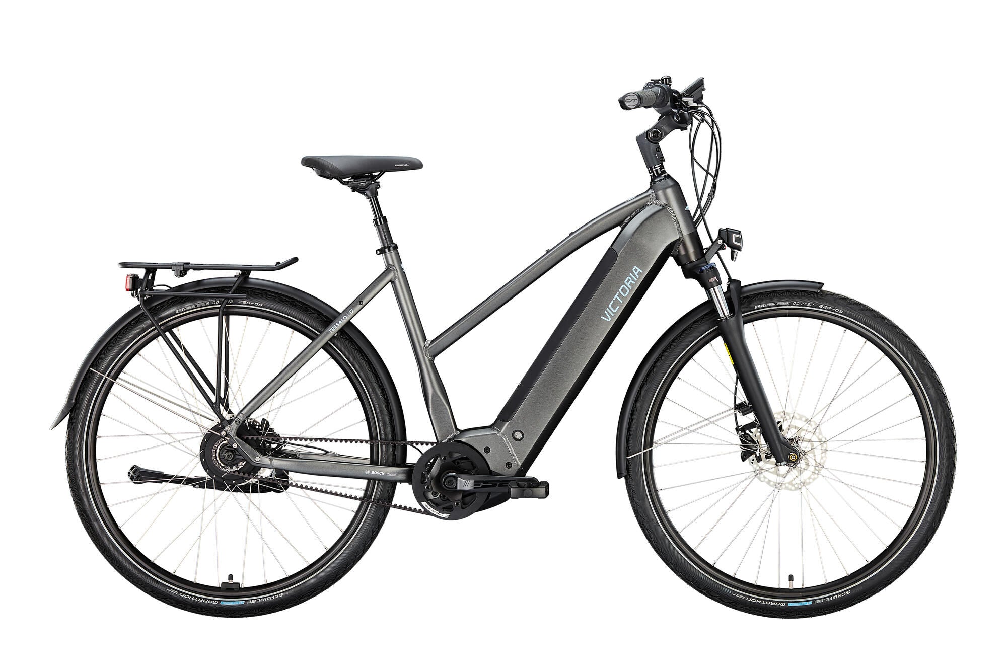 Victoria elektrische trekkingfiets tresalo 17 (#1) ebike vict. tresalo 17 28 48 env. bat black