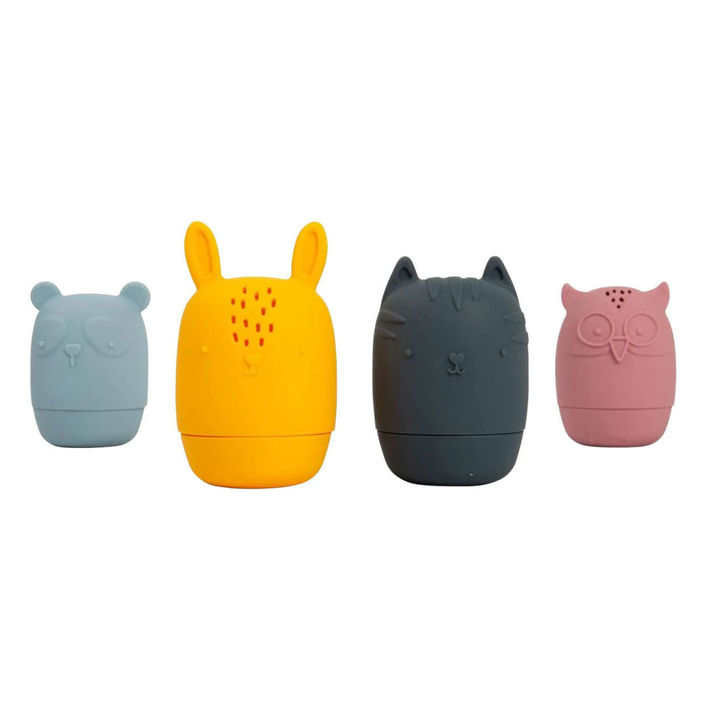 Bigjigs siliconen baddieren - 4st.