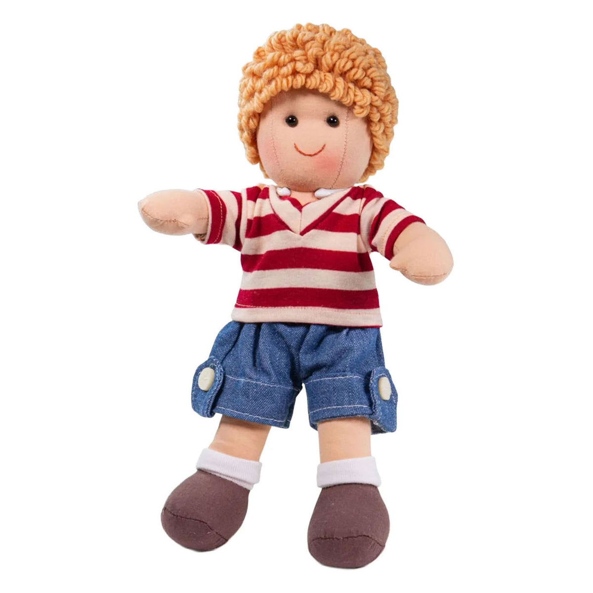 Bigjigs stoffen pop harry jongen jongenspop 28 cm