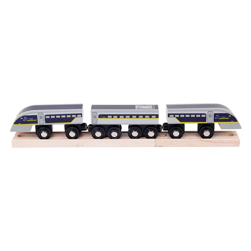 Bigjigs houten trein eurostar e320 - 5dlg.