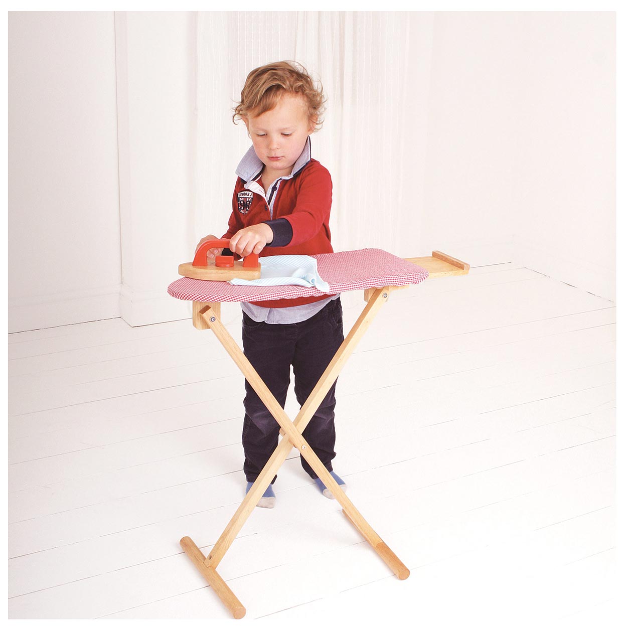 Bigjigs Wooden Ironing Board Iron