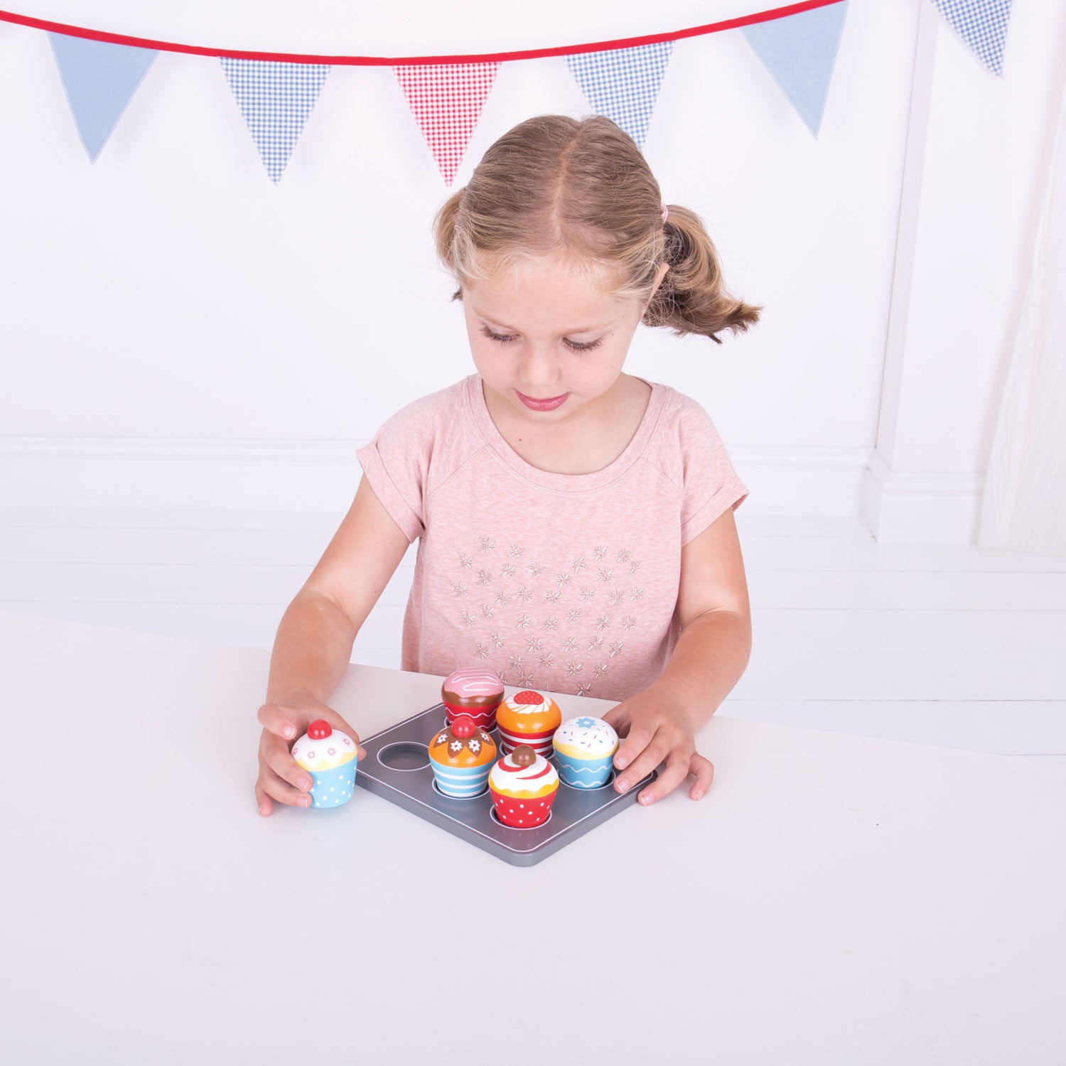 Bigjigs Houten Muffinset