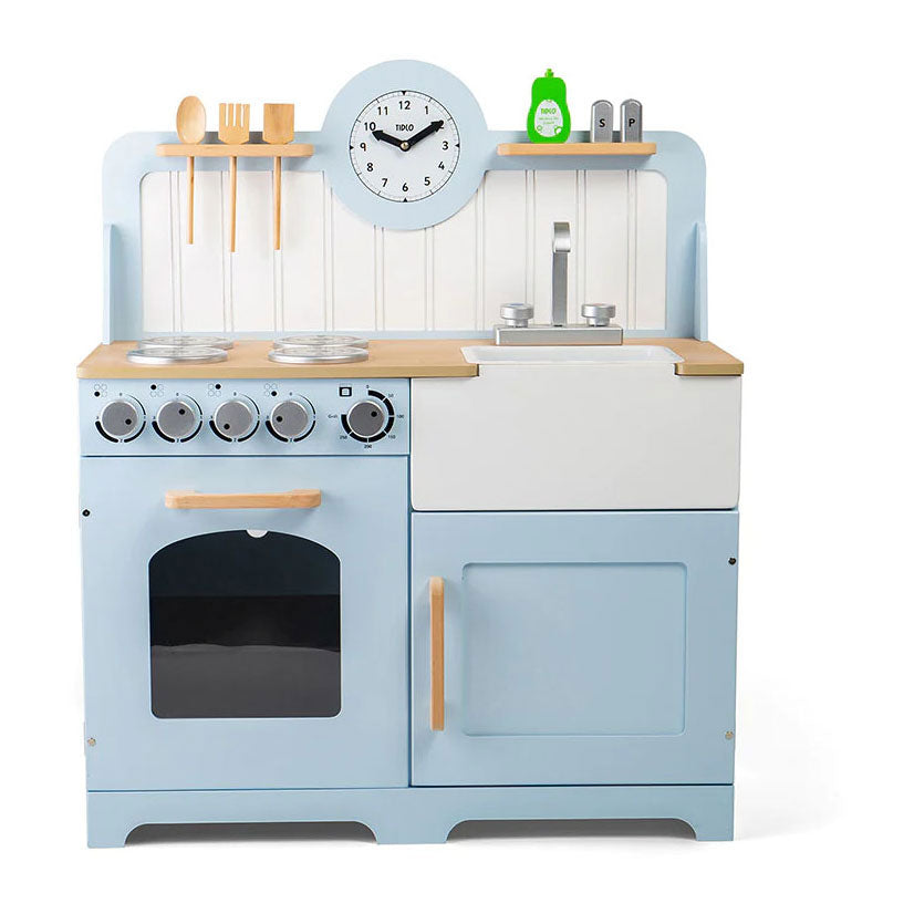 Tidlo houten speelkeuken landelijk,7dlg.