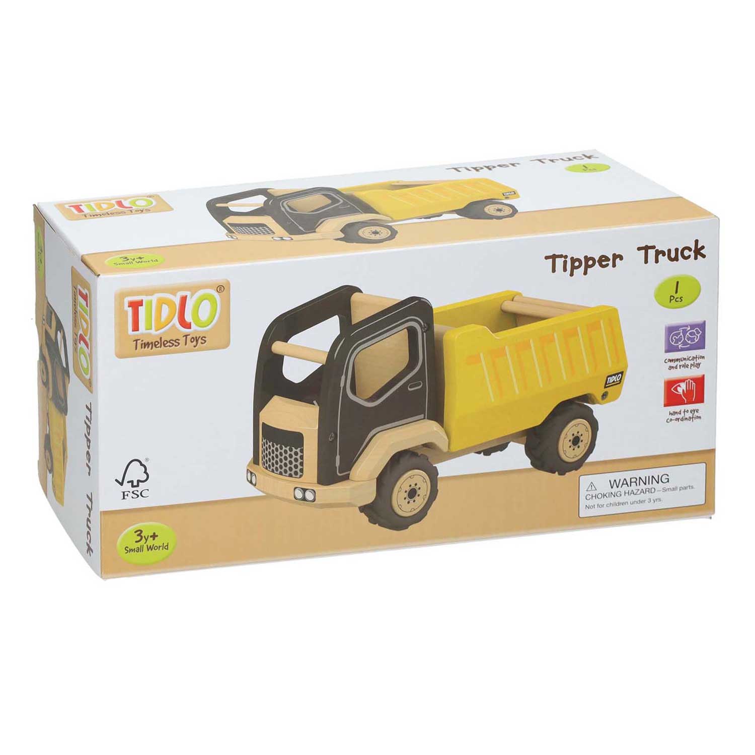 Tidlo Houten Kiepvrachtwagen