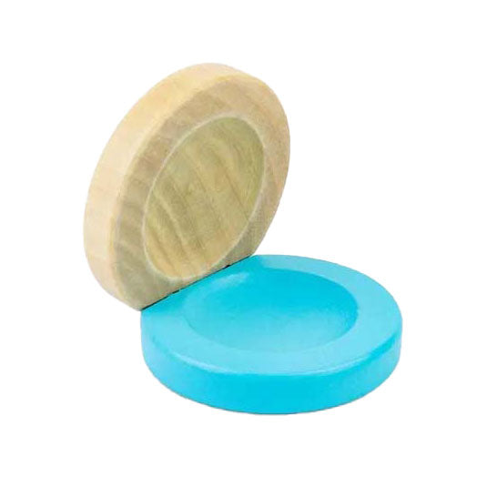 Bigjigs houten castagnette kleur