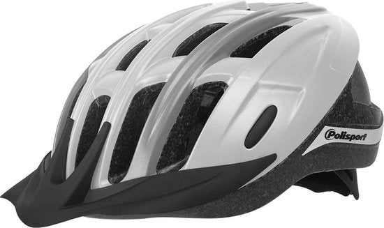 Casque de vélo Polisport Ride-In L (58-62cm) - blanc gris