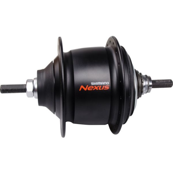 Shimano versnellingsnaaf nexus 8 premium sg-c6011 - velgrem rollerbrake - 36 gaats - zwart