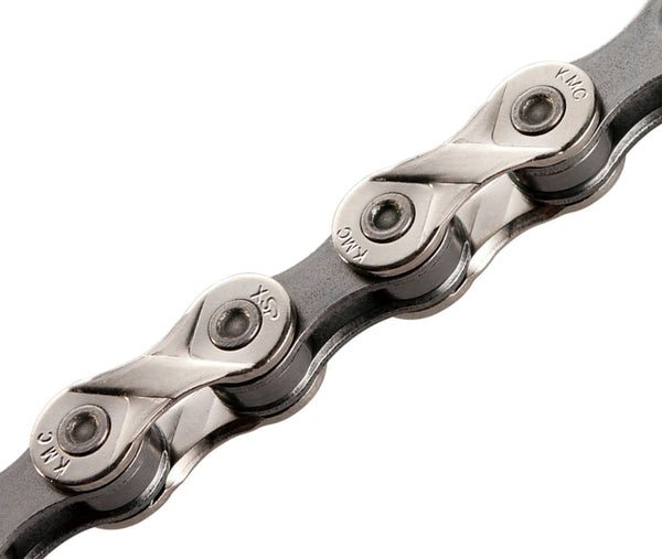 Km c x8 fietsketting 7-8 speed 1 2x3 32 116 schakels zilver grijs