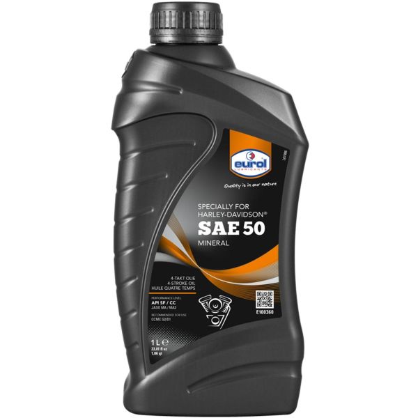 Huile de carter Eurol Harley Davidson SAE50 (1 litre)