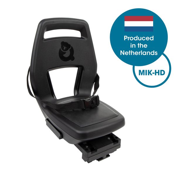 Widek b.v. qibbel achterzitje junior 6+ mik-hd bagagedrager zwart