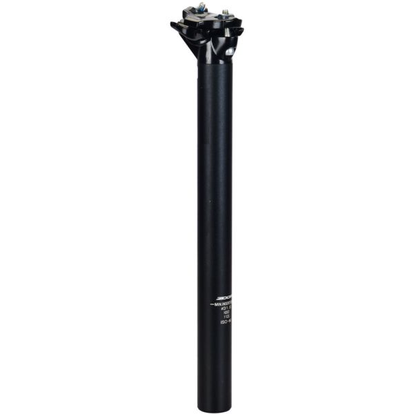 Hulzebos cycle parts b.v. zoom zadelpen 31.6 vast atb 2-bouten 350 mm. zwart