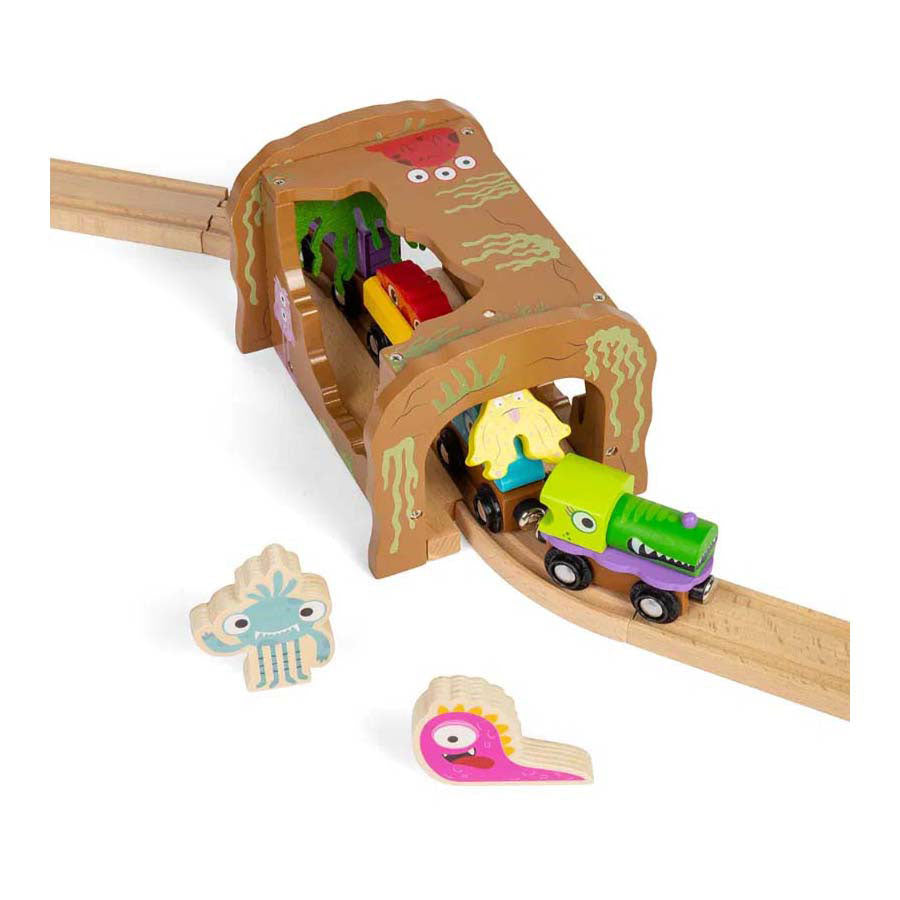 Bigjigs houten monstertunnel