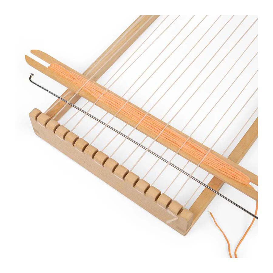 Bigjigs houten weefraam set, 10dlg.