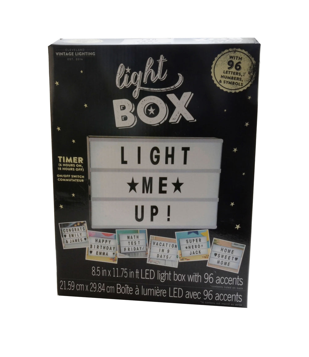 Darice • lichtbox cijfers letters symbolen a4 96stuks