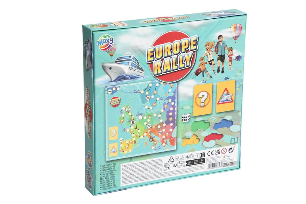 Moxy bordspel europe rally 24x25x4cm