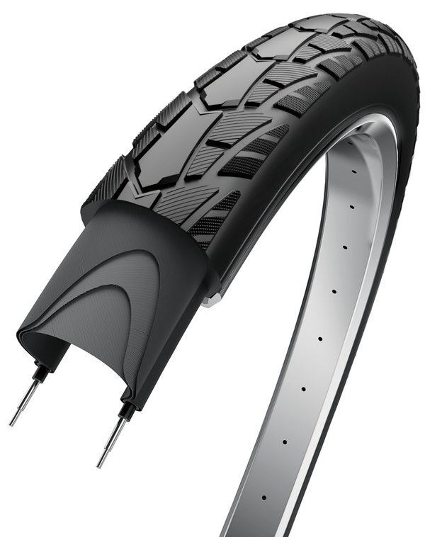 Edge buitenband performance protect 26 x 1.75 47-559 - zwart met reflectie