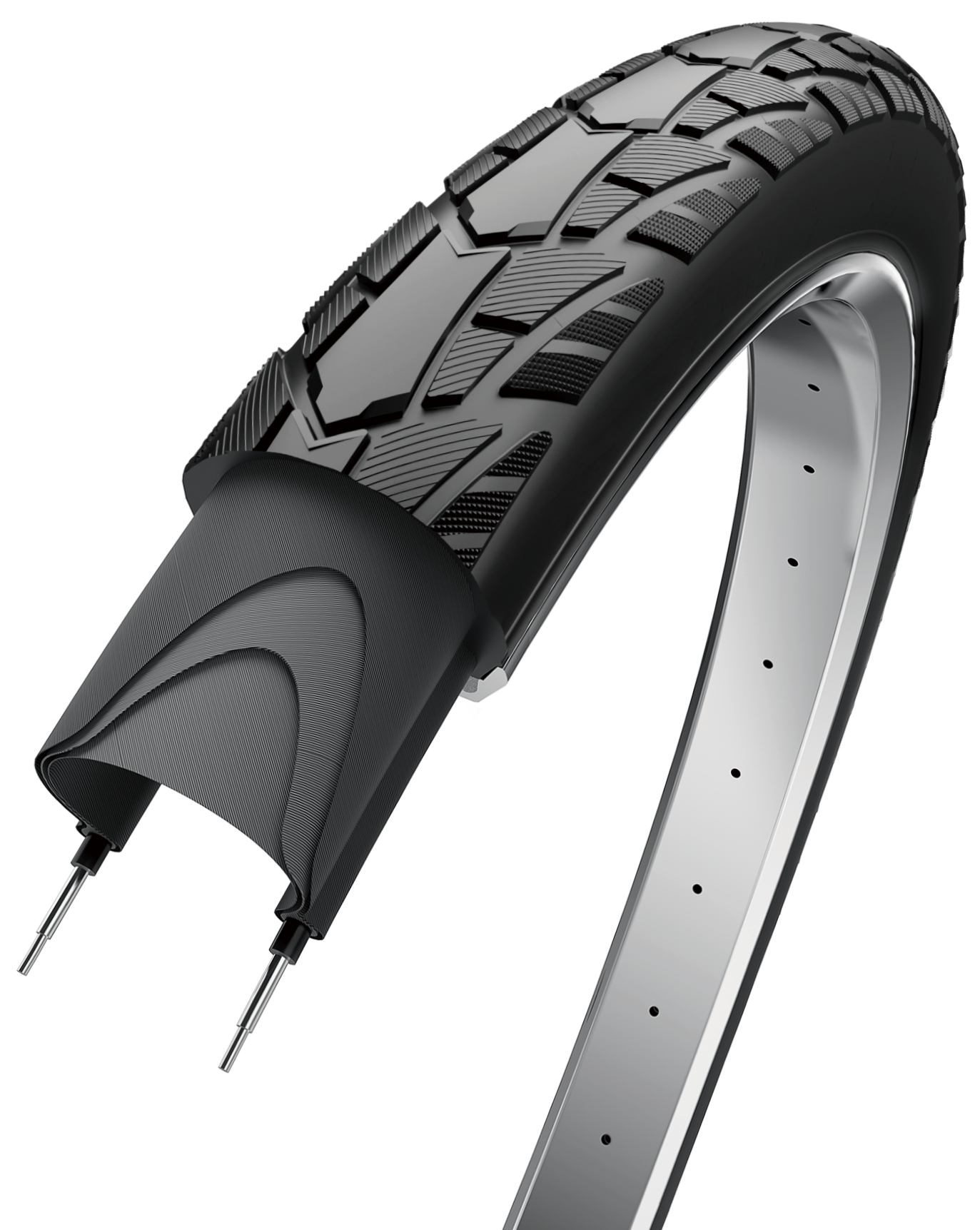 Rand buitenband performance basic 28 x 1.50 40-622 -zwart met reflectie