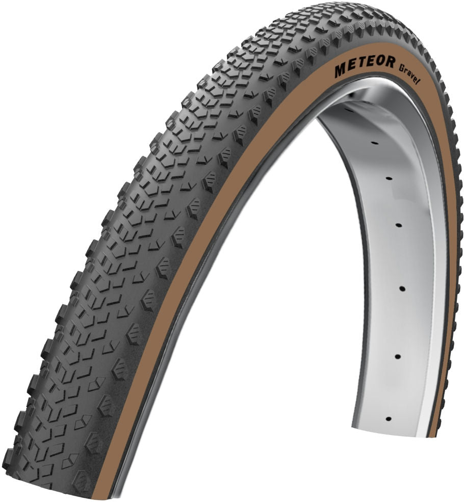 Edge buitenband meteor gravel 28 x 1.75'' 45-622 - zwart met bruin