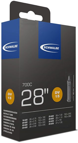 Chambre à air Schwalbe DV15 28 18 28-622 630 - valve 40mm