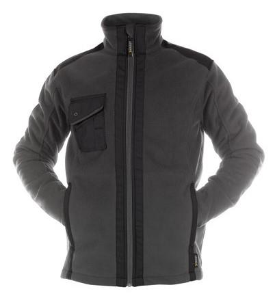 Dassy fleecejas croft grijs zwart xl
