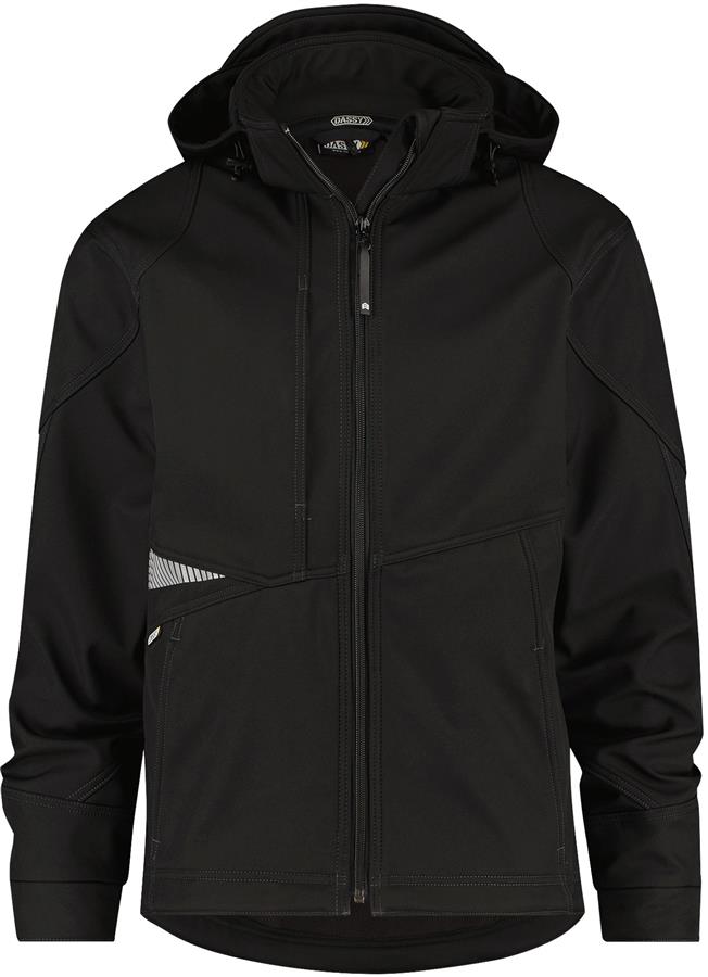 Dassy gravity softshell zwart mt m