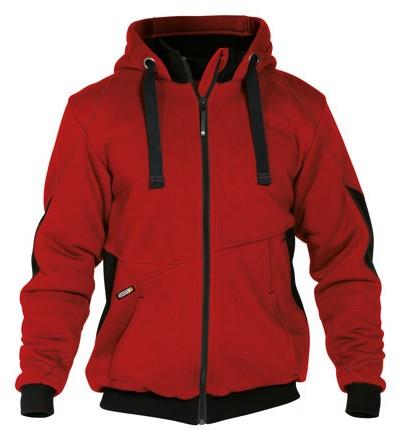 Dassy sweatshirt jas pulse rood zwart xxl