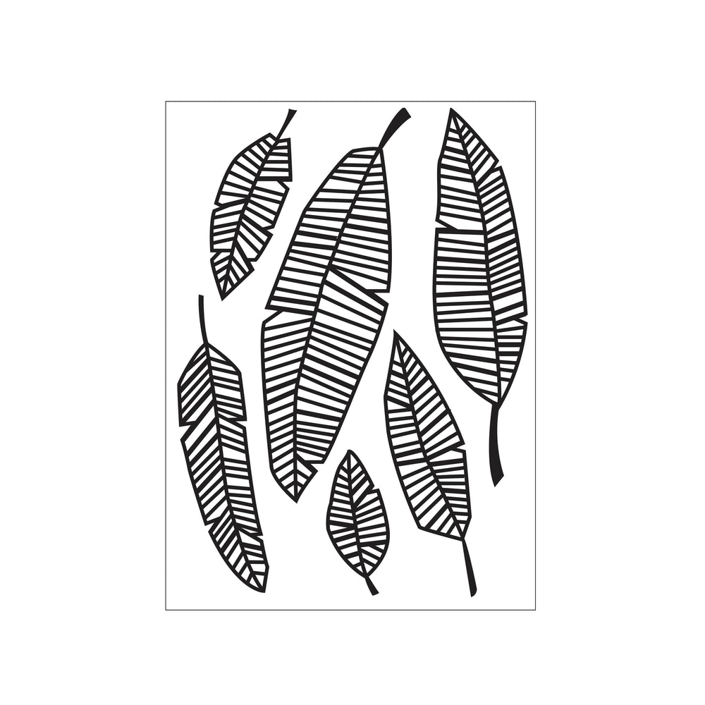 Darice • embossing sjabloon vallende bladeren