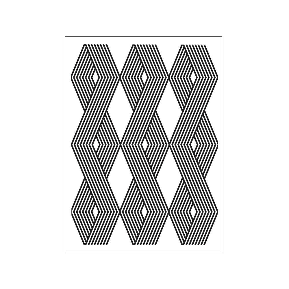 Darice • embossing sjabloon verticaal kabelprintpatroon