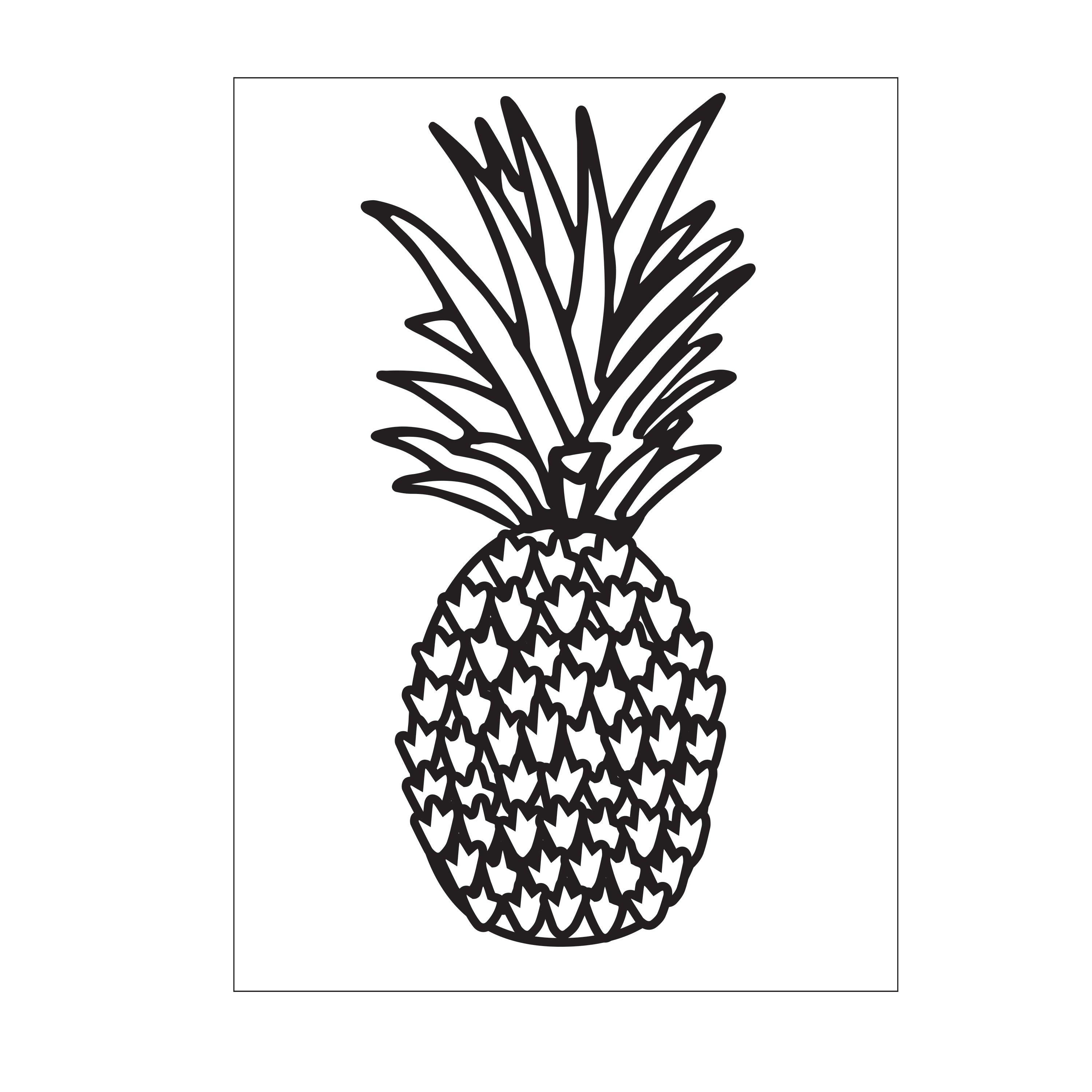 Darice • embossing sjabloon ananas