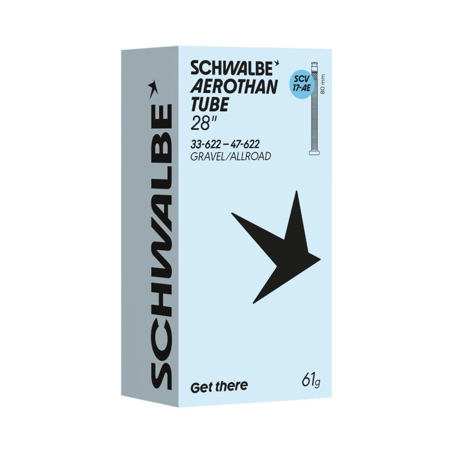 Schwalbe binnenband aerothan scv17-ae 28 33 47-622 80mm