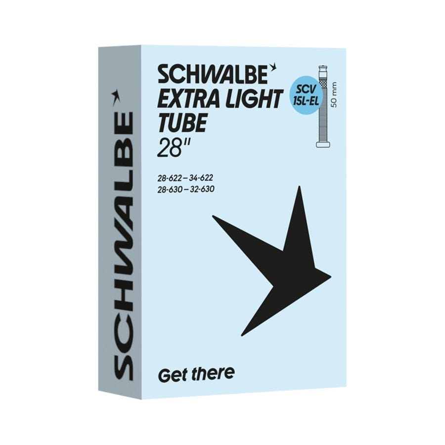 Schwalbe binnenband scv15l-el 28 34-622 630 50mm zwart