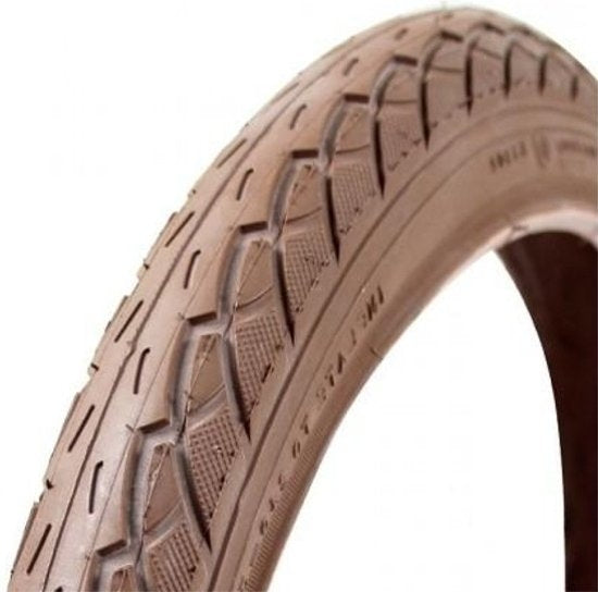 Buitenband Deli Tire 24 x 1.75 47-507 BMX - bruin met reflectie
