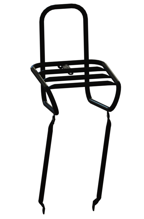 Voordrager Steco glad zwart 25cm