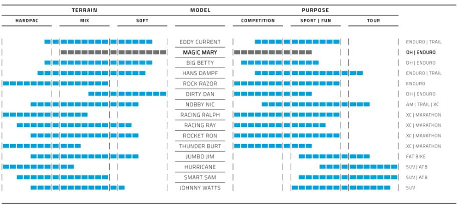 Pneu Schwalbe Magic Mary BikePark29 x 2.40 62-622 mm - noir
